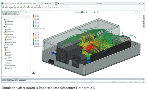 以 CAD 为中心的电子冷却CFD仿真软件Simcenter Flotherm XT